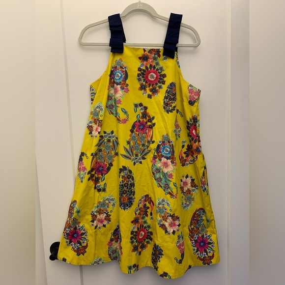 Anthropologie Maeve Sunniva bright yellow tent dress with pockets - Picture 4 of 9